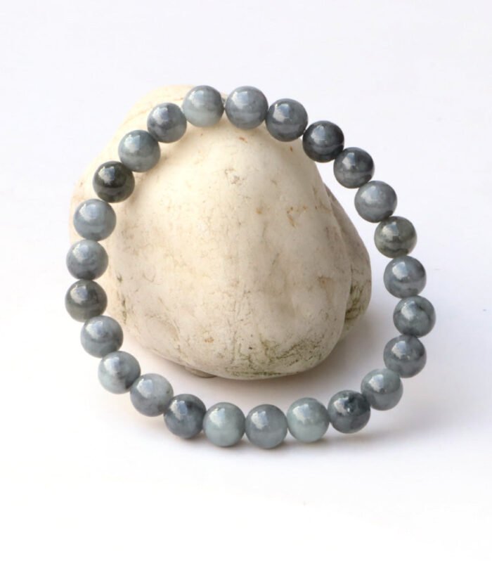 【翡翠A貨】天然烏雞種翡翠手珠 7mm